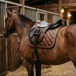 Leather Saddle Pad thumbnail 1